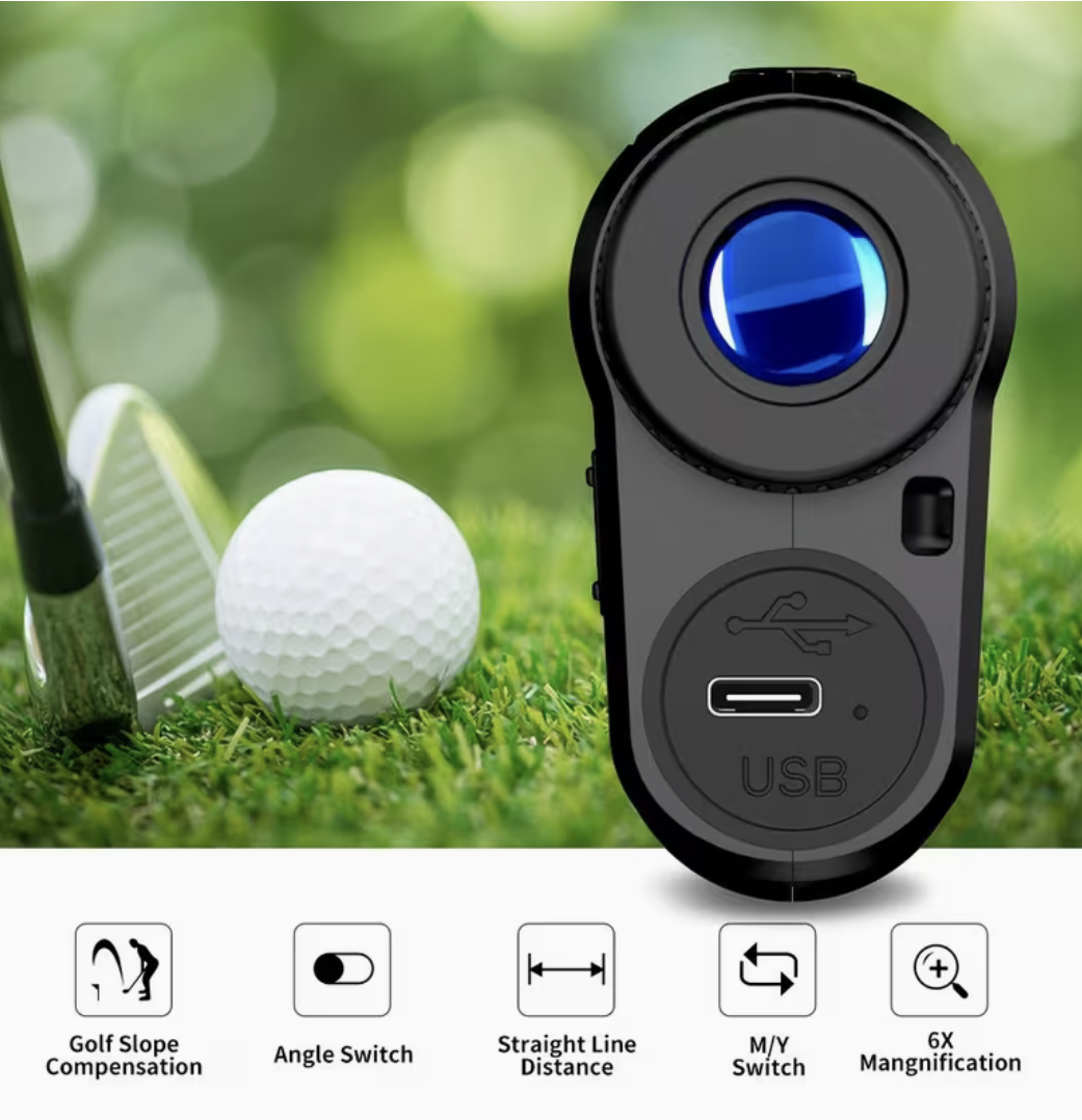 Golf Rangefinder with Slope & Flag Lock
